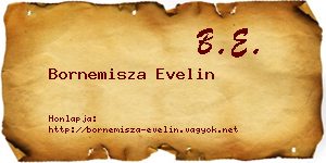 Bornemisza Evelin névjegykártya