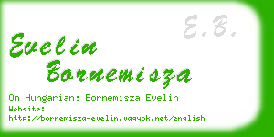 evelin bornemisza business card